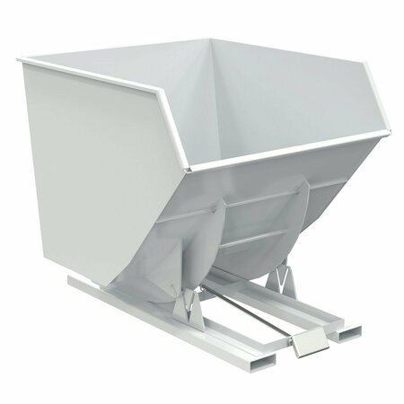 VESTIL SELF-DUMP HOPPER HD 3.5 CU YD 6K WHITE D-350-HD-WHT